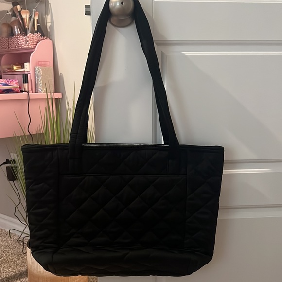 Vera Bradley * Women's Performance Twill Small Vera Tote Bag- Black * NWT* - Picture 5 of 6